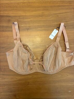 34J Understance Fay Crossover Minimizer Bra in Cafe au Lait